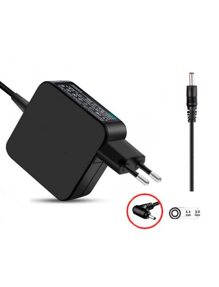 Cargador compatible para portátil ACER / ASUS / Medion 45W 19V 2.37A 3.0x1.1 mm Versión enchufe Dayma