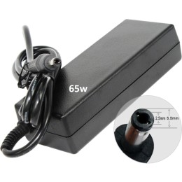Cargador compatible para portátil ASUS / MSI / TOSHIBA / LENOVO / MEDION 65W 19V 3.42A 5.5x2.5 mm Dayma
